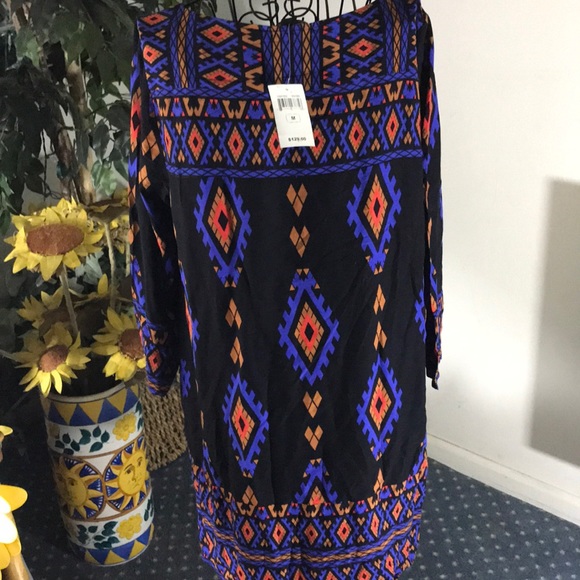 LUCKY AZTEC PRINT DRESS NWT. - Picture 4 of 4